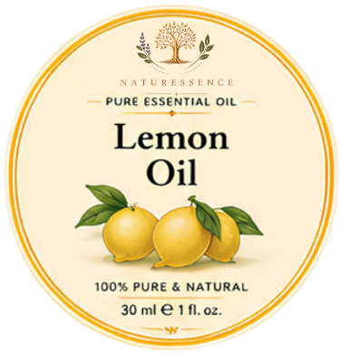 Lemon Oil label