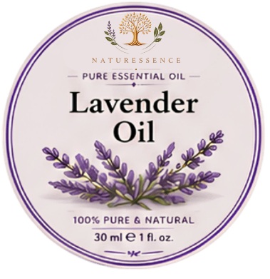 Lavender Oil label