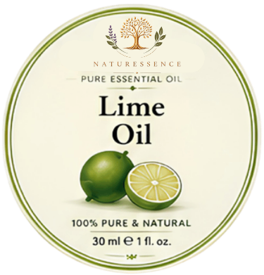 Lime Oil label