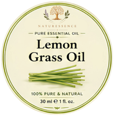 Lemon Grass Oil label