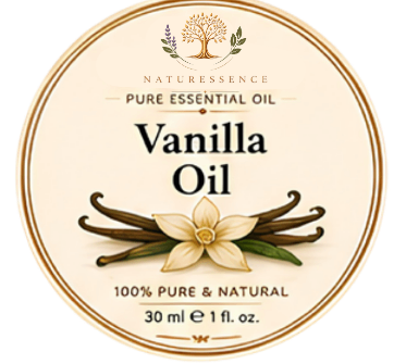 Vanilla Oil label