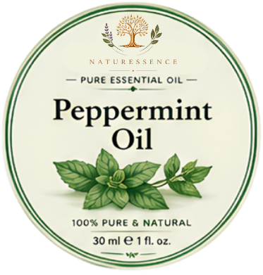 Peppermint Oil label
