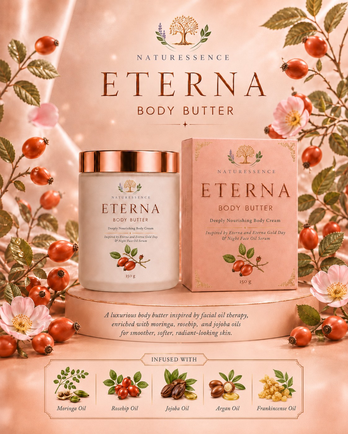 Eterna Body Butter — Refined · Anti-Aging Inspired · Everyday Luxury