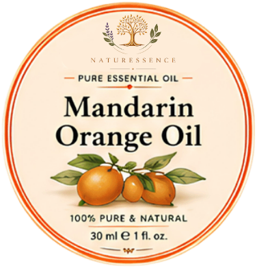 Mandarin Orange Oil label
