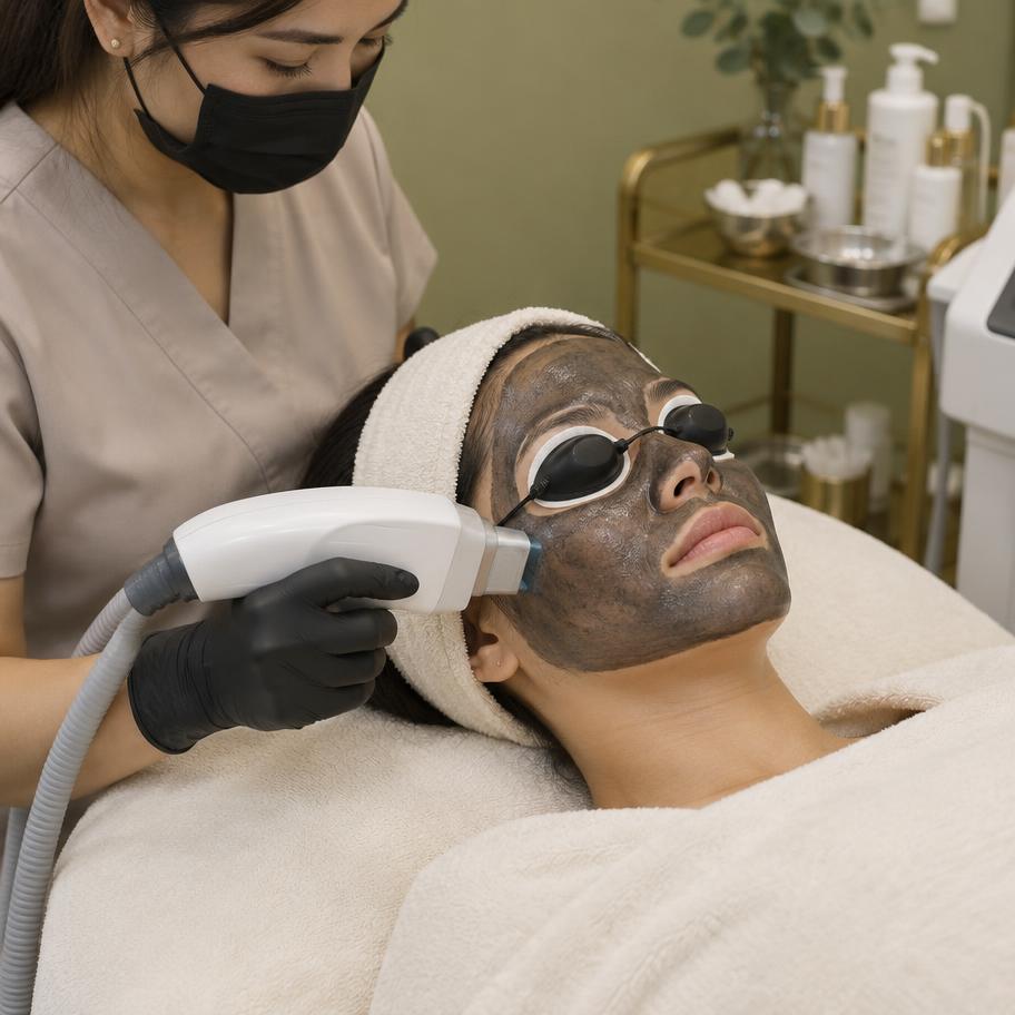 Carbon Peel Radiance Facial treatment at NaturEssence