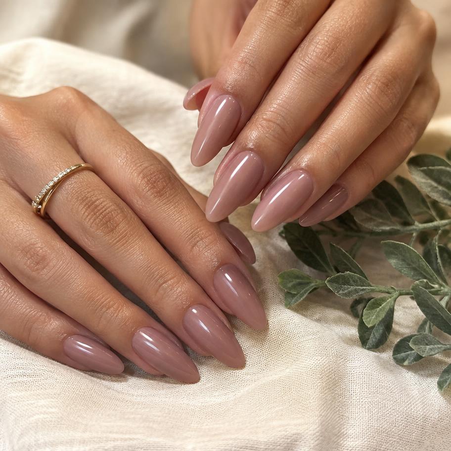 Nail Extension with Gel Polish at NaturEssence Salon & Aesthetic